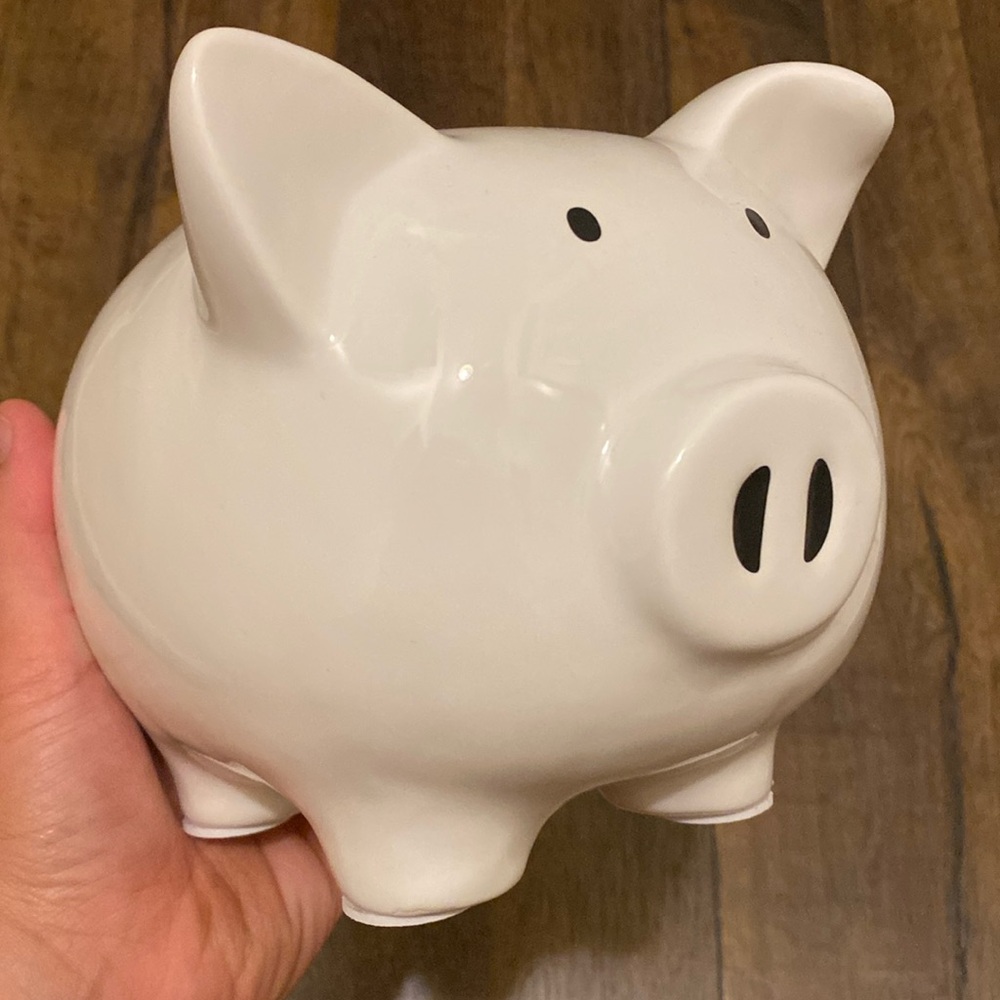 White Piggy Bank